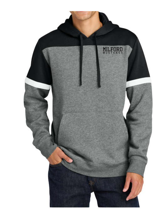 Unisex Fleece Colorblock Hoodie