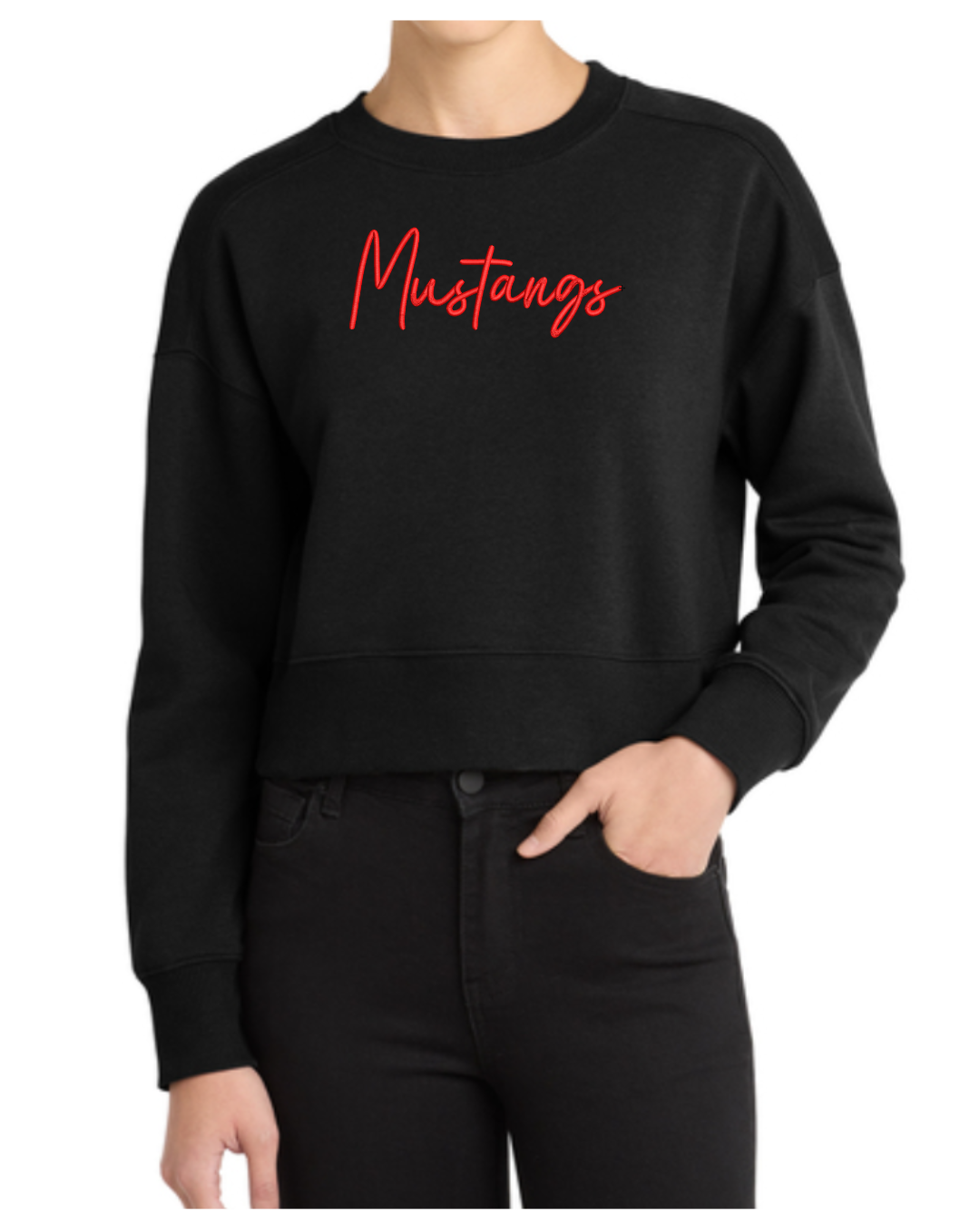Women's Fleece Cropped Crew