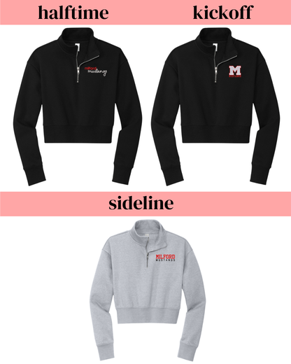 Women's Cropped Fleece 1/2-Zip