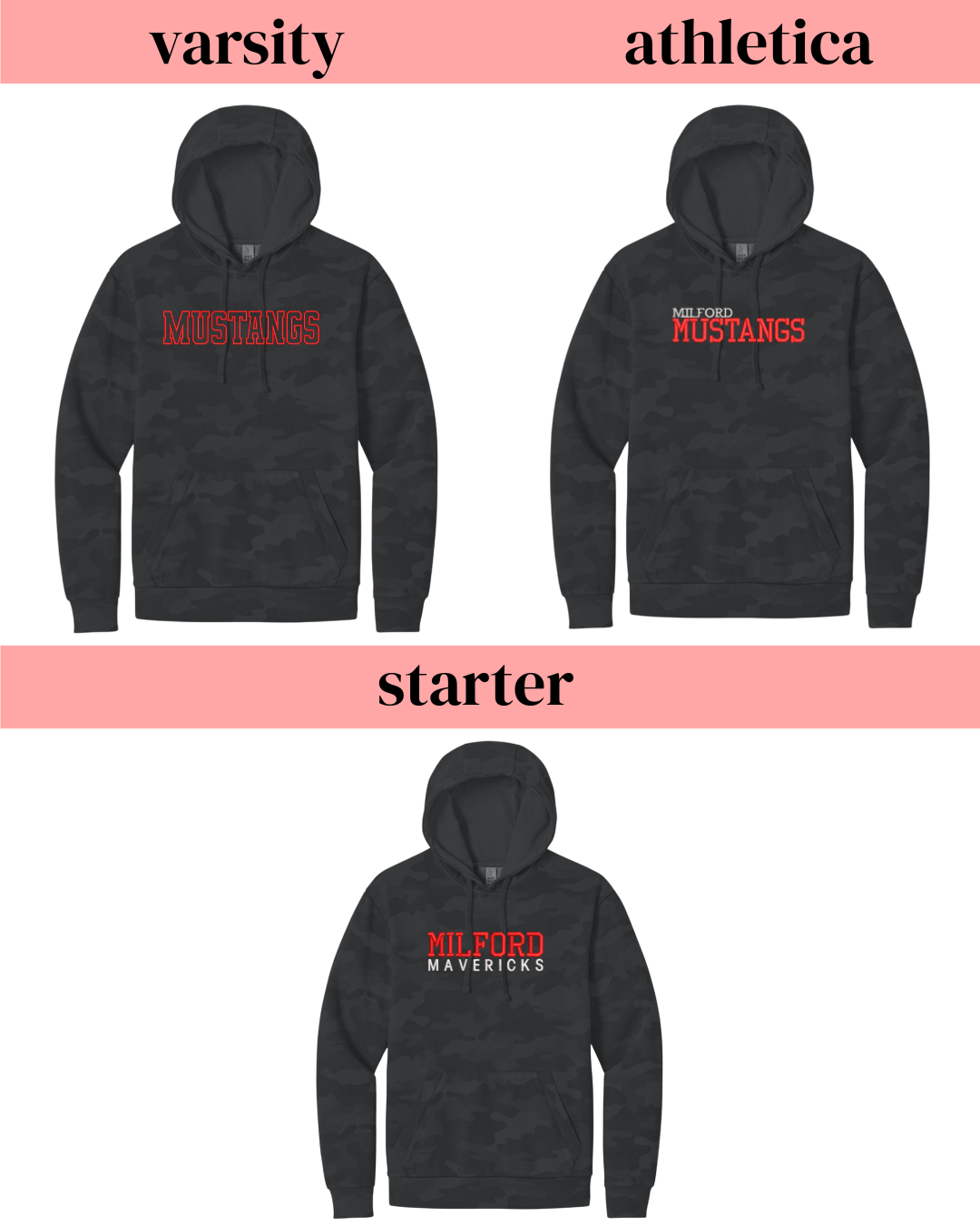 Unisex Camo Fleece Hoodie